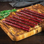 Red Pepper Beef Stick | 1.25 oz. | Hot, Sweet, & Premium All Natural Beef  | Spicy, Quick Snack | All Natural | Nebraska Angus Beef | Expertly Cooked & Seasoned | Lean, Tender Beef | 12 Pack | Shipping Included