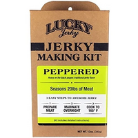 Jerky Making Kit | Pack fo 3 | 12 oz. Box | Black Pepper Flavor | Easy To Make | Designed To Accent The Flavor Of Meat | Bold Black Pepper Taste With Hints Of Garlic & Onion | Perfect Amount Of Zing  | Seasons 20 LBS. Of Meat