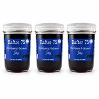 Blackberry Habanero Jelly | 8 oz. | 3 Pack | Fruity Spice | Hand-Picked Berries | Sweet & Spicy Jelly | Made in Paxton, NE | Rafter 7S