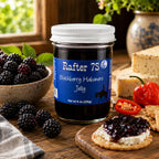 Blackberry Habanero Jelly | 8 oz. | 3 Pack | Fruity Spice | Hand-Picked Berries | Sweet & Spicy Jelly | Made in Paxton, NE | Rafter 7S