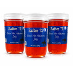 Blazin' Hot Habanero Jelly | 8 oz. | 3 Pack | Flaming Fruit Jelly | Cream Cheese Dip | Made in Paxton, NE | Rafter 7S