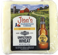 Best Nebraska Farmstead Cheese 6 Piece Sampler | Smokin' Joe's, Buffalo, Farmhouse Ale, BLVD Unfiltered Wheat, Bacon, Jalapeno | Made in Small Batches