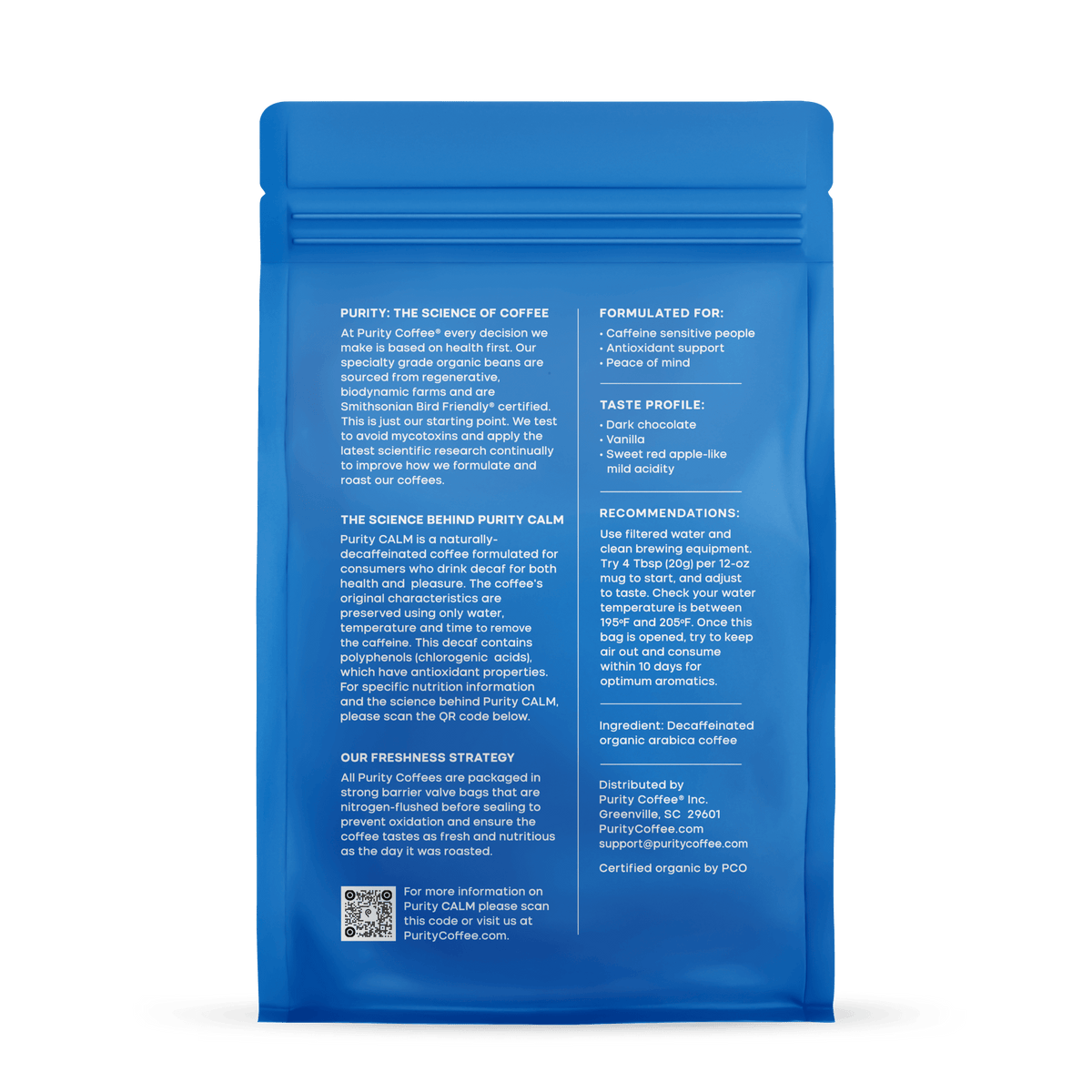 CALM: Decaf Ground Coffee