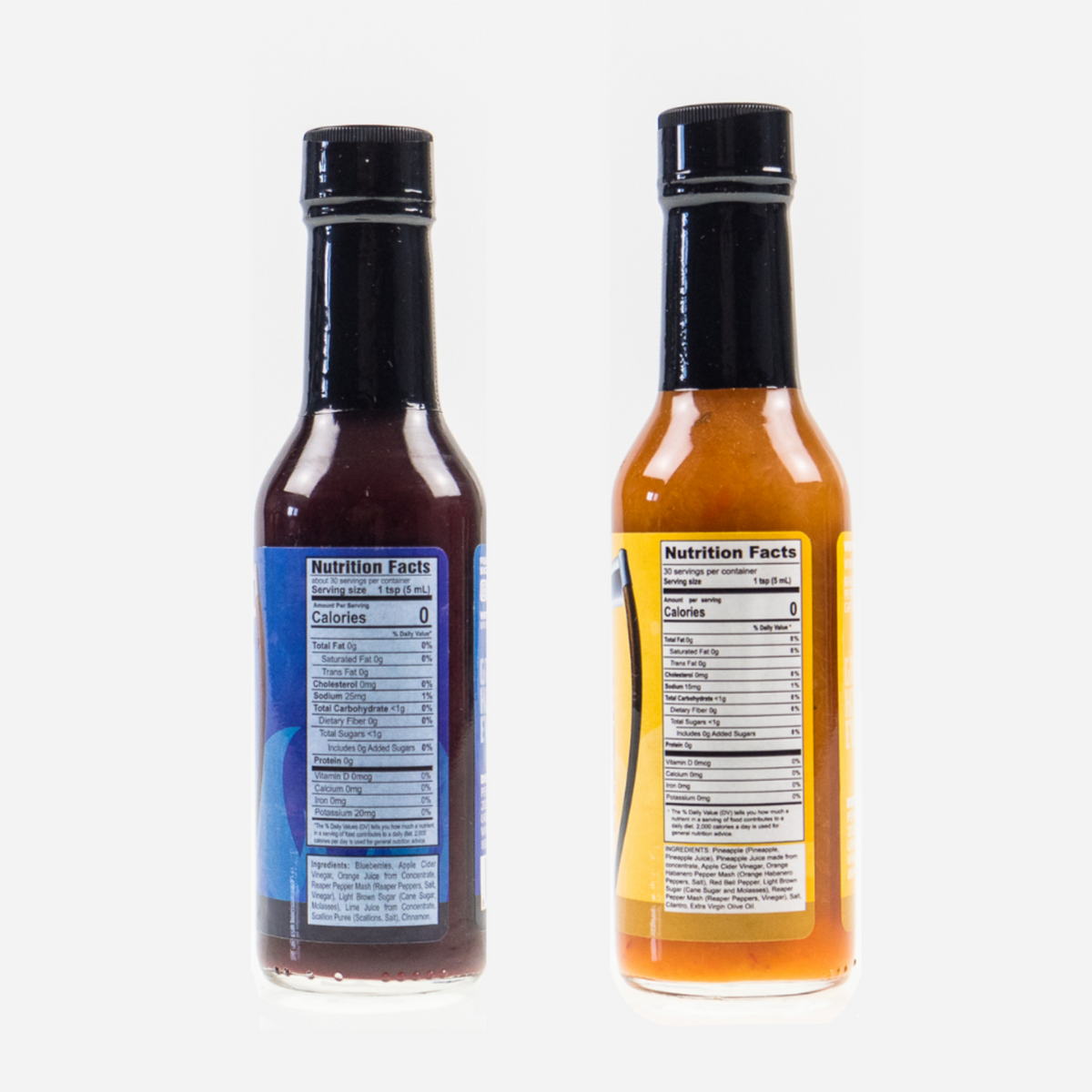 Carolina Reaper Dessert Hot Sauce Bundle - 2-Pack Fruit Variety Set