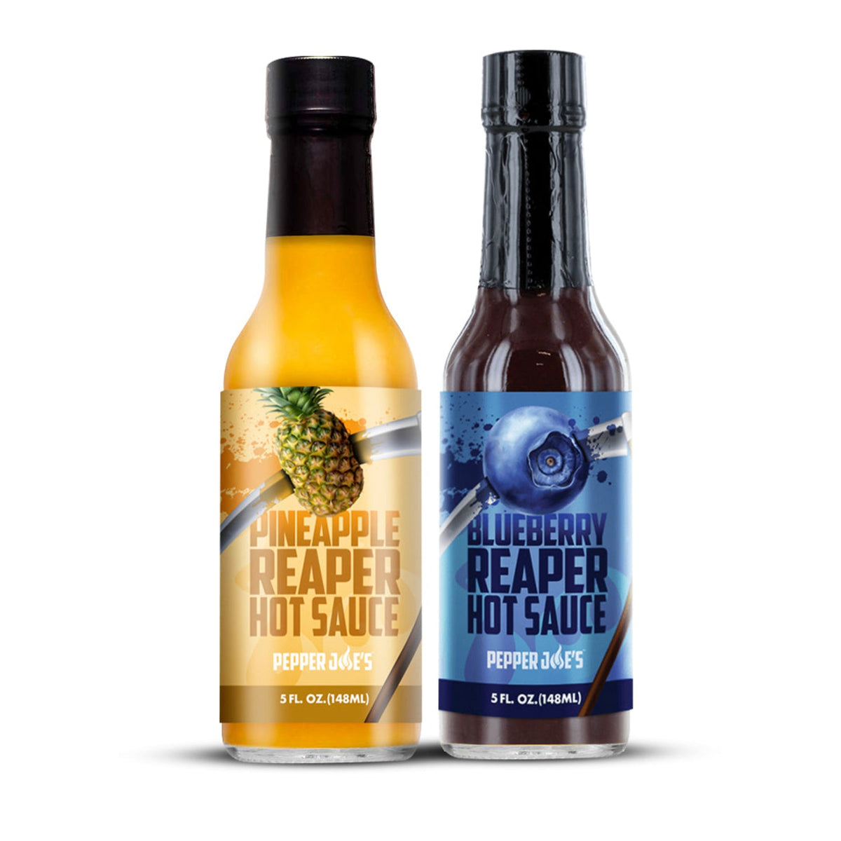 Carolina Reaper Dessert Hot Sauce Bundle - 2-Pack Fruit Variety Set