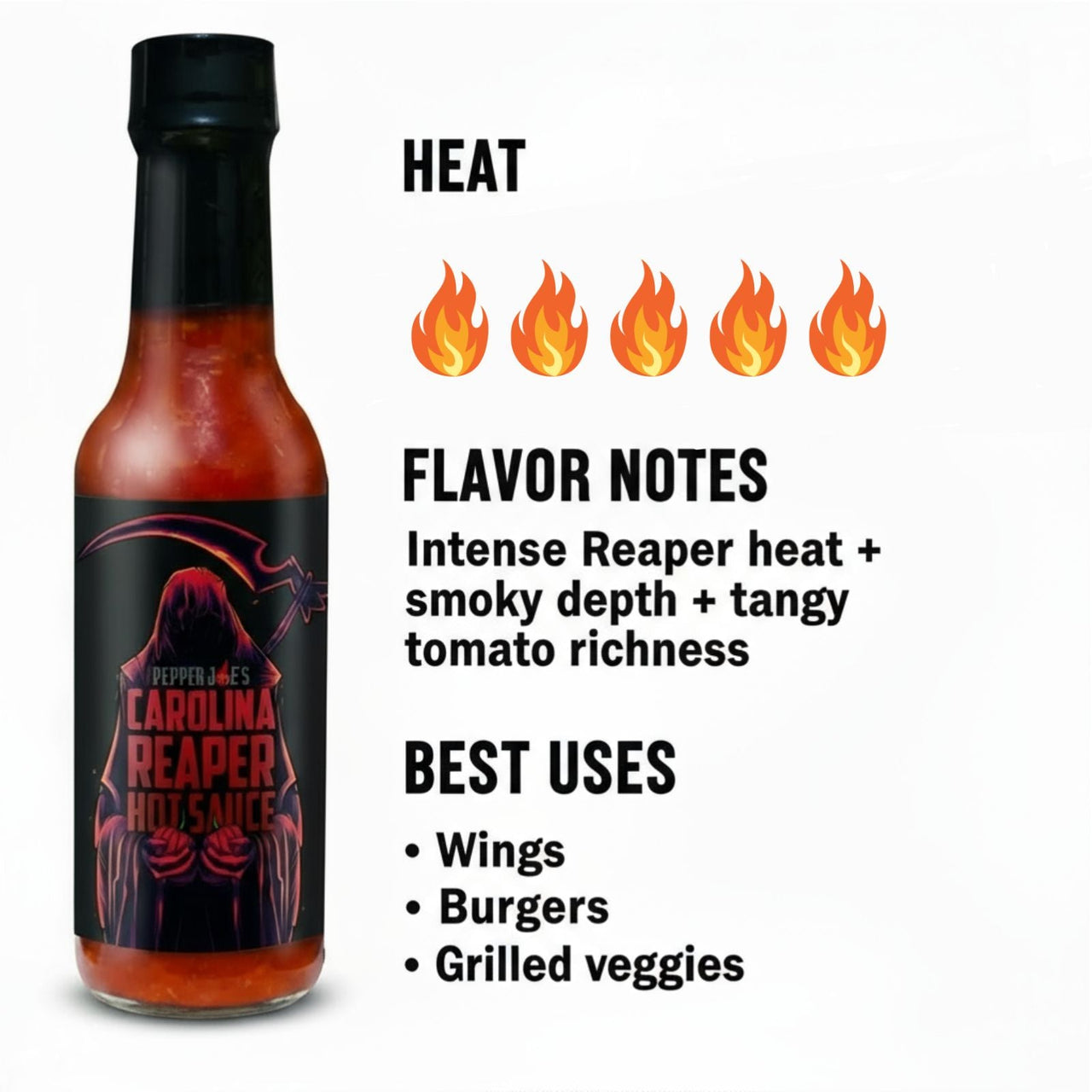 Pepper Joe's Carolina Reaper Hot Sauce