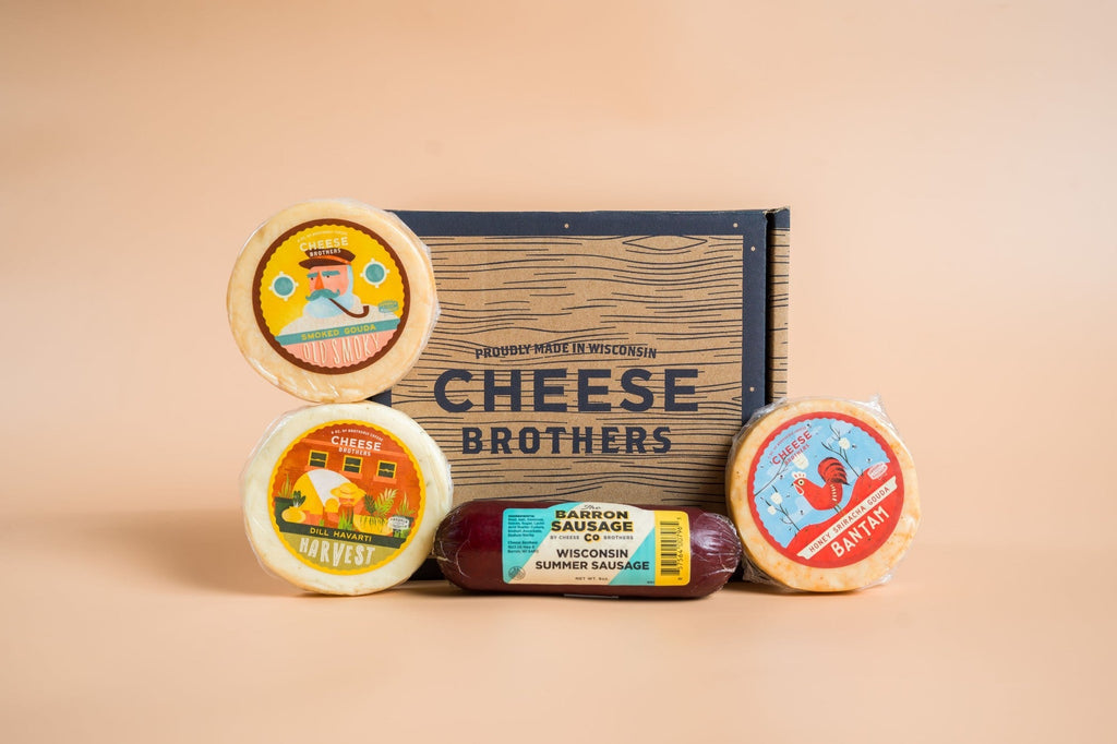 Cheese & Sausage Sampler (4 - Pack)