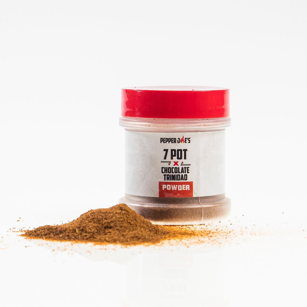 Chocolate Trinidad Scorpion x 7 Pot Douglah Pepper Powder - The Pepper Pantry (Formerly Marie Sharp's)