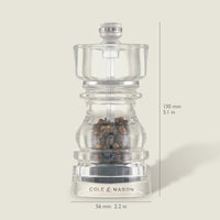 Cole & Mason London Acrylic Salt & Pepper Mills