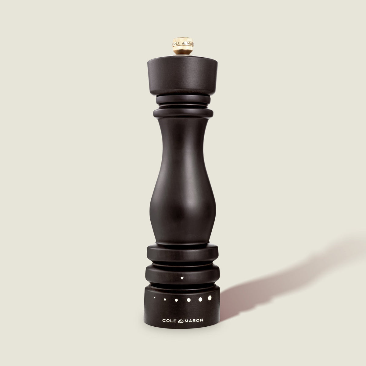 Cole & Mason London Chocolate Wood Grind Select Salt & Pepper Mills
