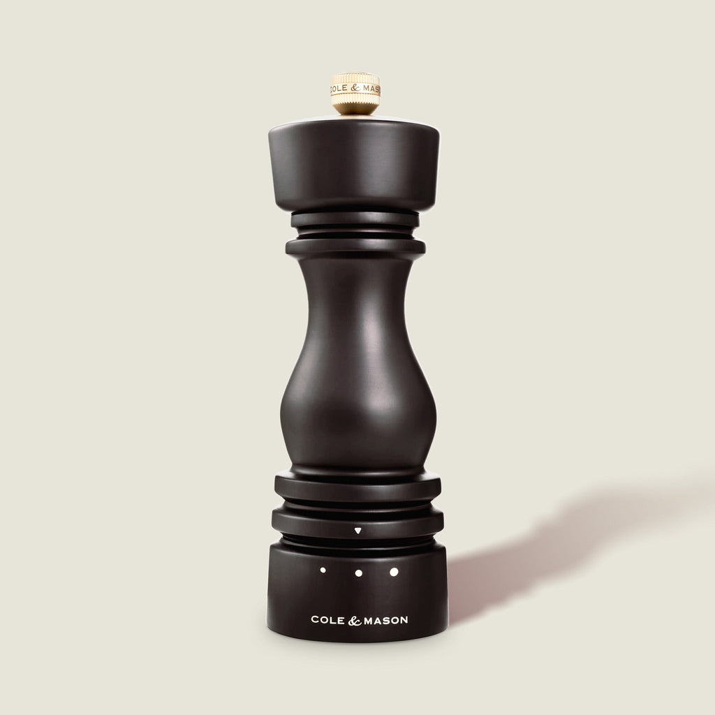 Cole & Mason London Chocolate Wood Grind Select Salt & Pepper Mills