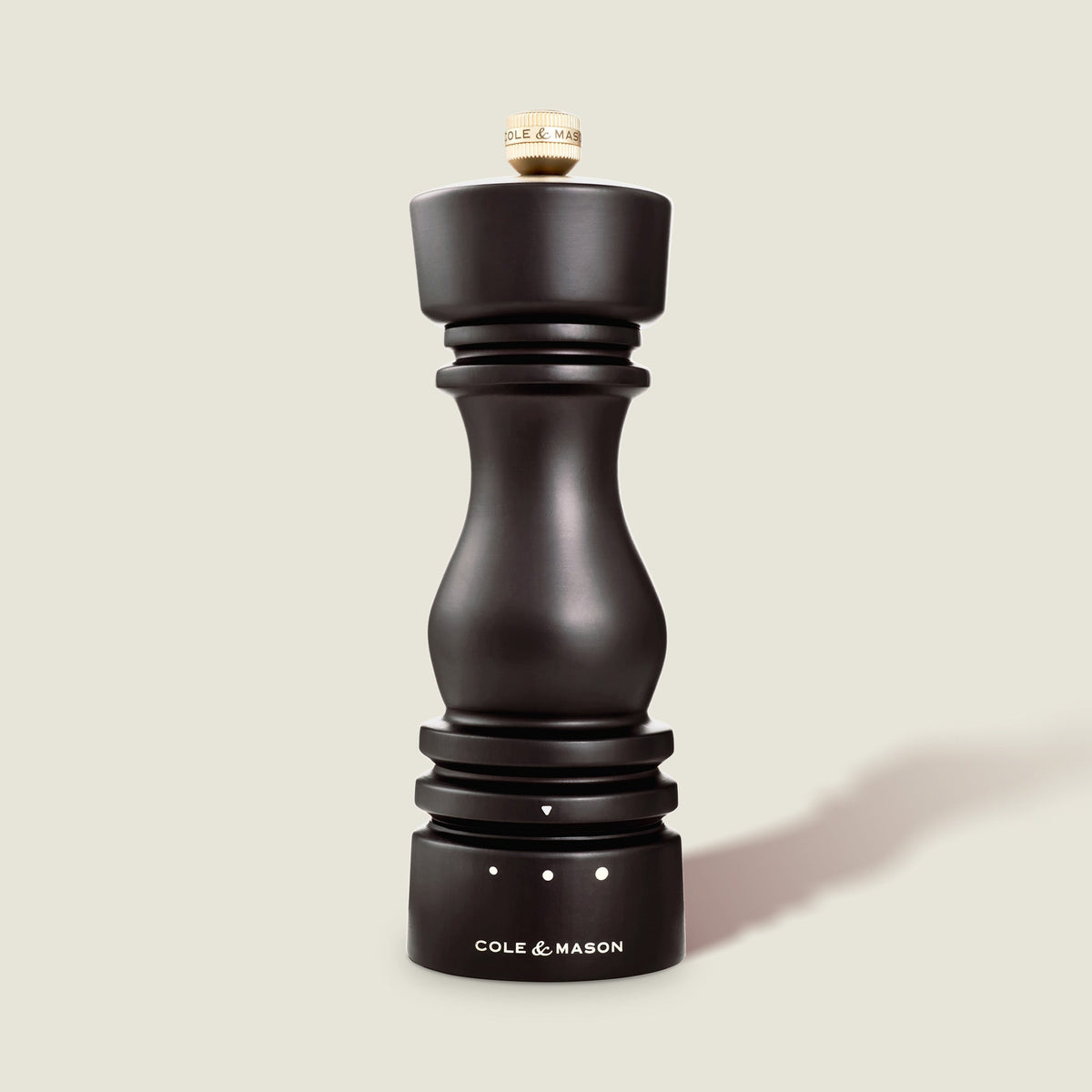 Cole & Mason London Chocolate Wood Grind Select Salt & Pepper Mills