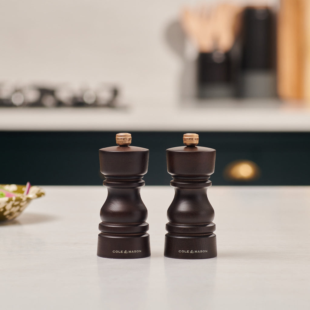 Cole & Mason London Chocolate Wood Salt & Pepper Mills