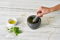 Cole & Mason Silver Granite Mortar & Pestle 5
