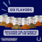 Cuisines of the World Gourmet Seasonings Collection - 6 Tins