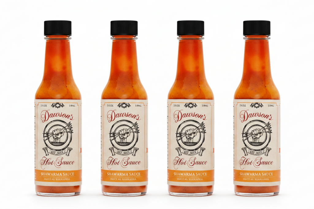 Dawson's Shawarma Sauce | Hot Ones Season 13 Sauce #2, 5 oz. (4PK) - BEST BUY:  Best By 8/27/26