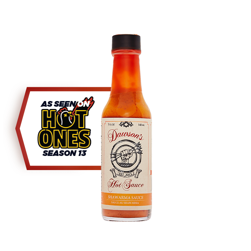 Dawson's Shawarma Sauce | Hot Ones Season 13 Sauce #2, 5 oz. (4PK) - BEST BUY:  Best By 8/27/26