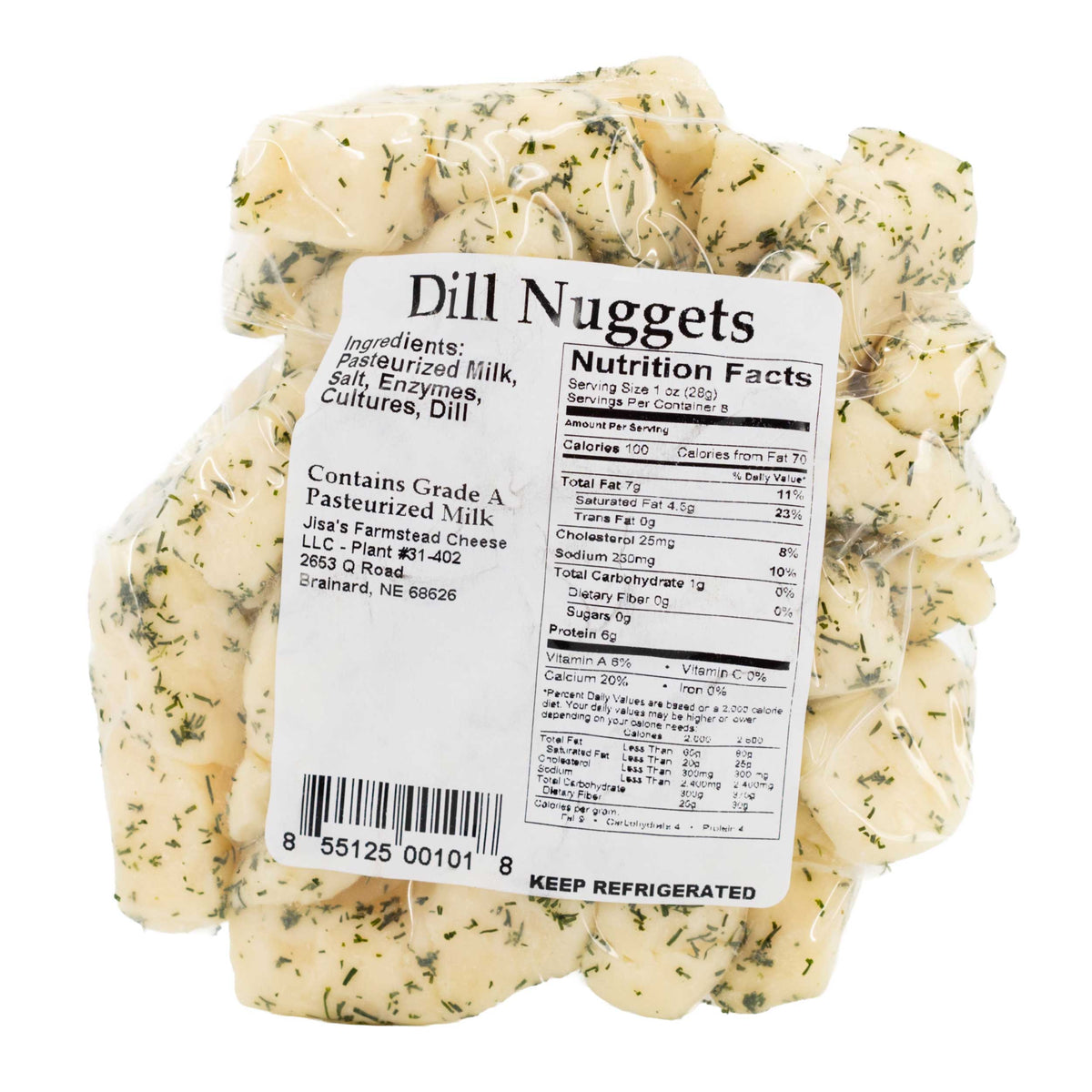 Best Nebraska Farmstead Cheese 6 Piece Sampler | Garlic Pepper, Dill, Havarti Bell, Tomato Basil, Garden Herb, Garlic Parsley | Made in Small Batches