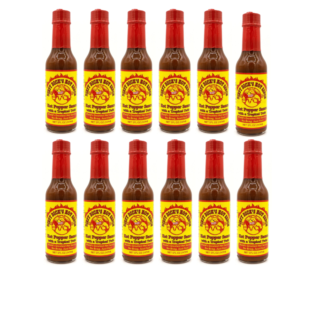 Dirty Dick's Tropical Twist Hot Sauce 5 oz.