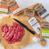 Jerky Making Kit | Pack fo 3 | 12 oz. Box | Black Pepper Flavor | Easy To Make | Designed To Accent The Flavor Of Meat | Bold Black Pepper Taste With Hints Of Garlic & Onion | Perfect Amount Of Zing  | Seasons 20 LBS. Of Meat