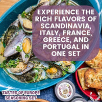 European Seasonings Gift Set - Tastes of Europe - Artisanal Spice Blends Six Pack