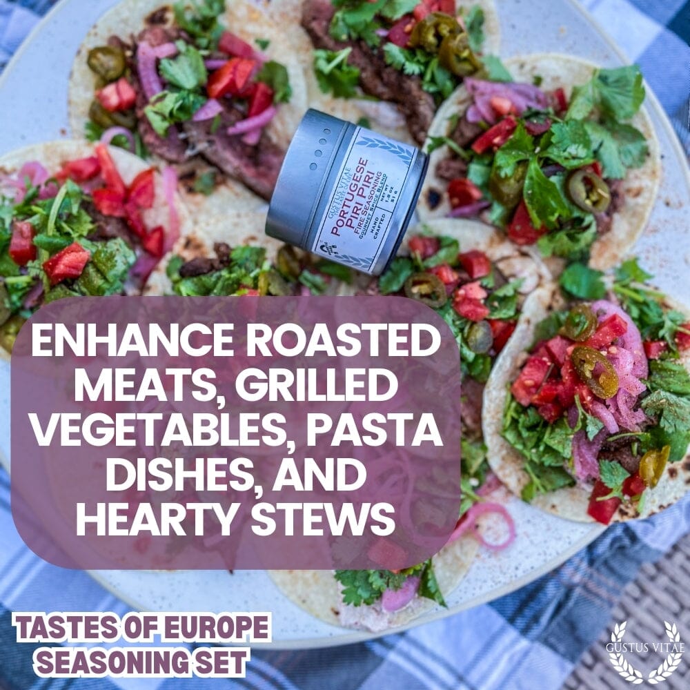 European Seasonings Gift Set - Tastes of Europe - Artisanal Spice Blends Six Pack