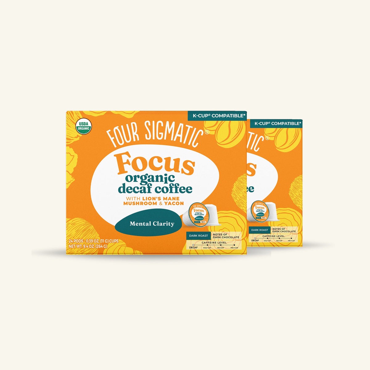 Focus Decaf Coffee Pods (24ct)