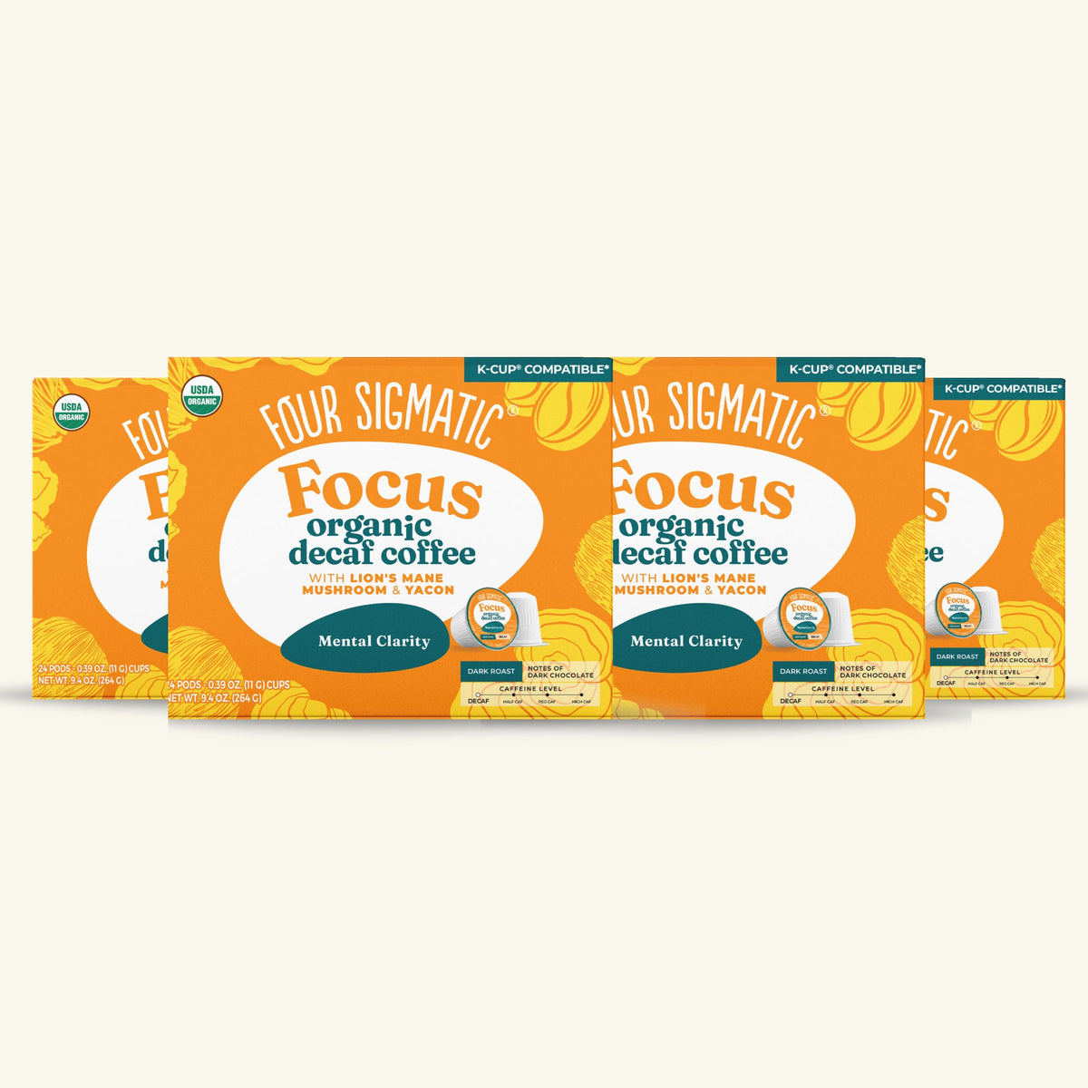 Focus Decaf Coffee Pods (24ct)