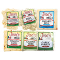 Best Nebraska Farmstead Cheese 6 Piece Sampler | Garlic Pepper, Dill, Havarti Bell, Tomato Basil, Garden Herb, Garlic Parsley | Made in Small Batches