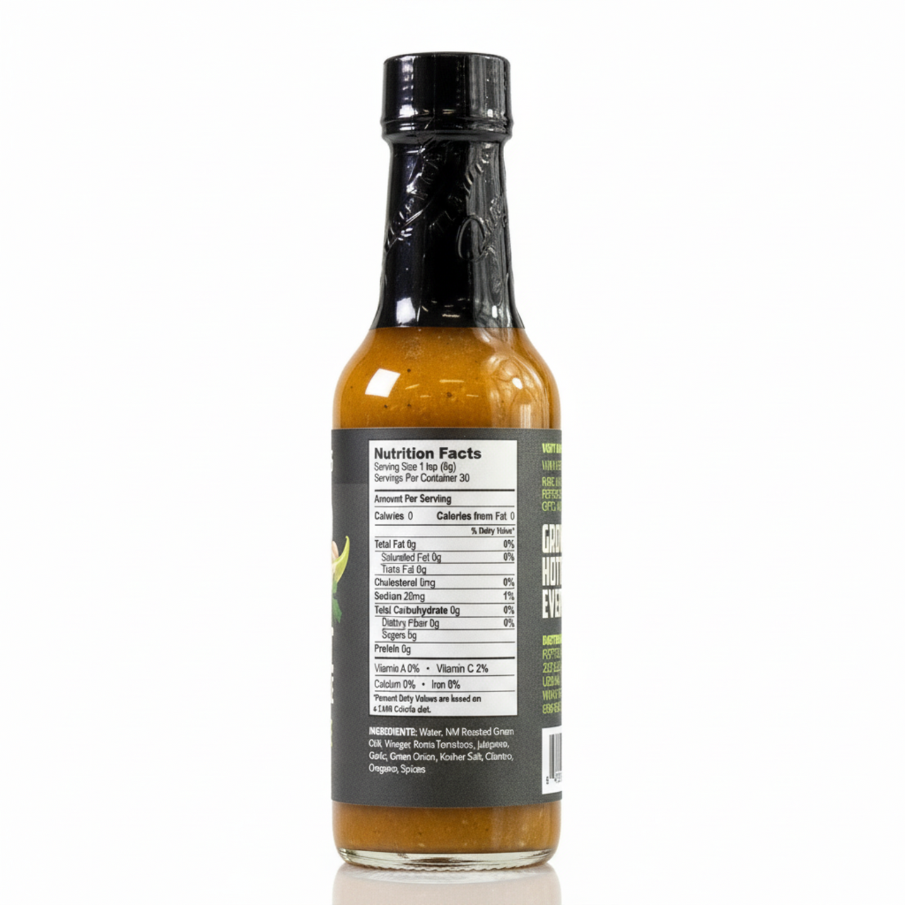 Garlic Green Chile Hot Sauce - 5 oz