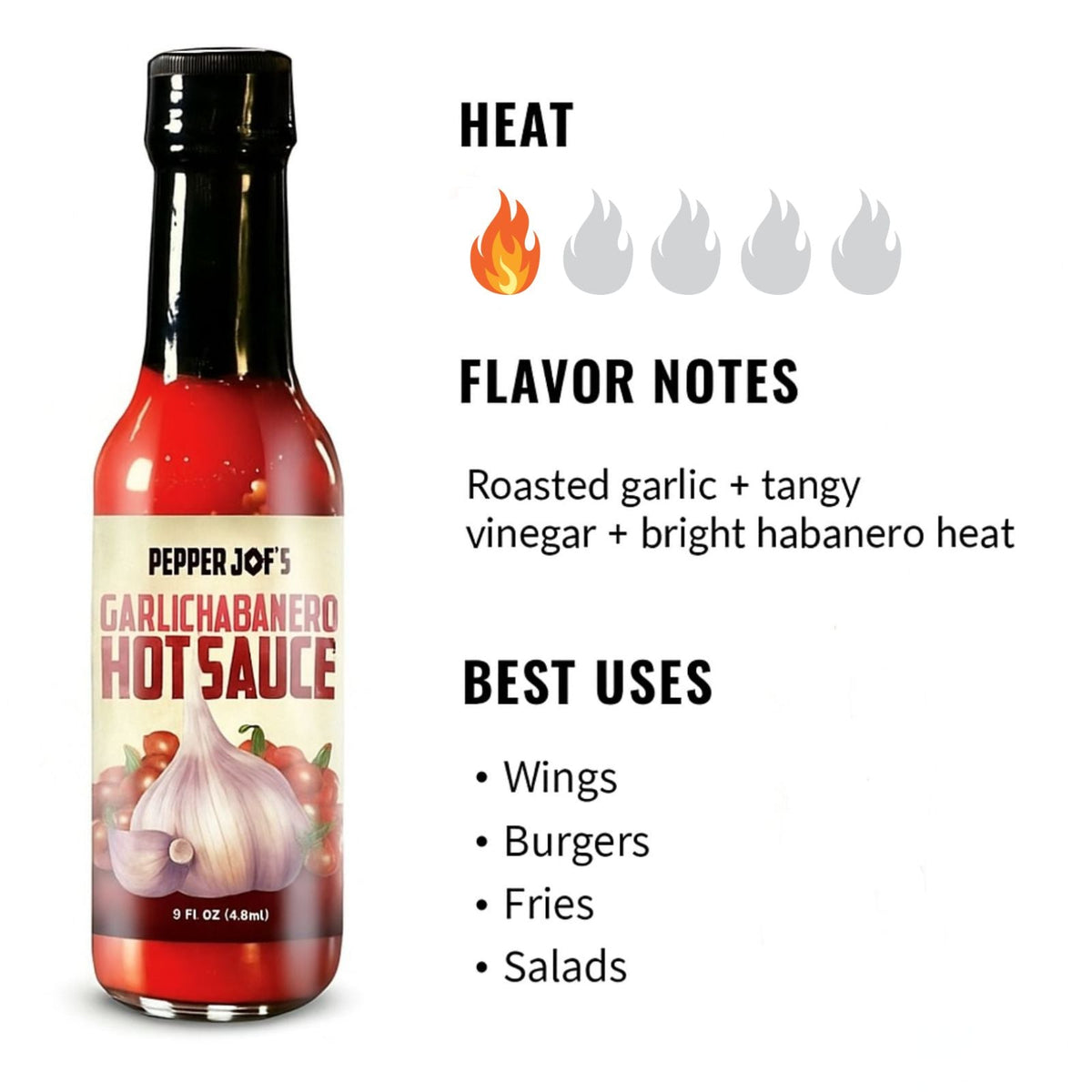 Garlic Habanero Hot Sauce