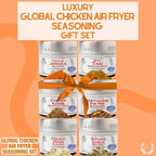 Global Chicken Air Fryer Seasoning Set - Artisanal Spice Blends Six Pack