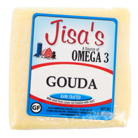 Best Nebraska Farmstead Cheese Block 3 Piece Sampler | Gouda, Smoked Bacon, Jalapeno | Made in Small Batches | Hand-Cut and Carefully Aged