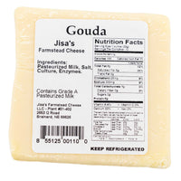 Best Nebraska Farmstead Cheese Block 3 Piece Sampler | Gouda, Smoked Bacon, Jalapeno | Made in Small Batches | Hand-Cut and Carefully Aged