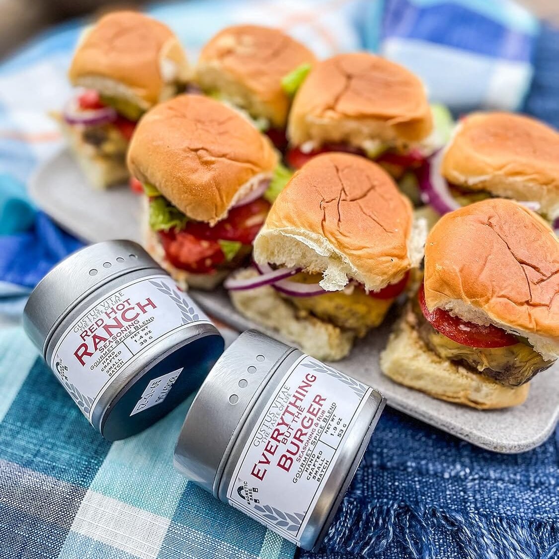 Gourmet Backyard BBQ Burgers & Fries Seasoning Set - Six Pack