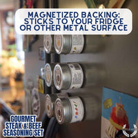 Gourmet BBQ Steak &  Beef Seasoning Gift Set - Six Pack