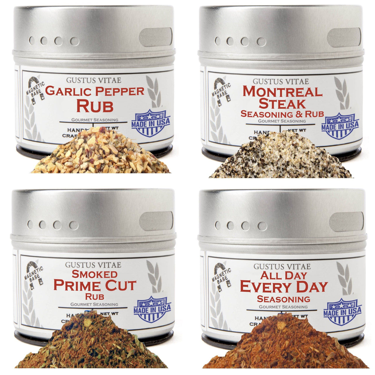 Gourmet Seasonings Staples Collection | 4 Packs