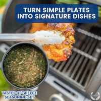 Greek Seasoning Gift Set - Tastes of Greece - Artisanal Spice Blends Six Pack