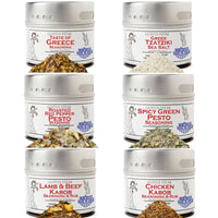 Greek Seasoning Gift Set - Tastes of Greece - Artisanal Spice Blends Six Pack