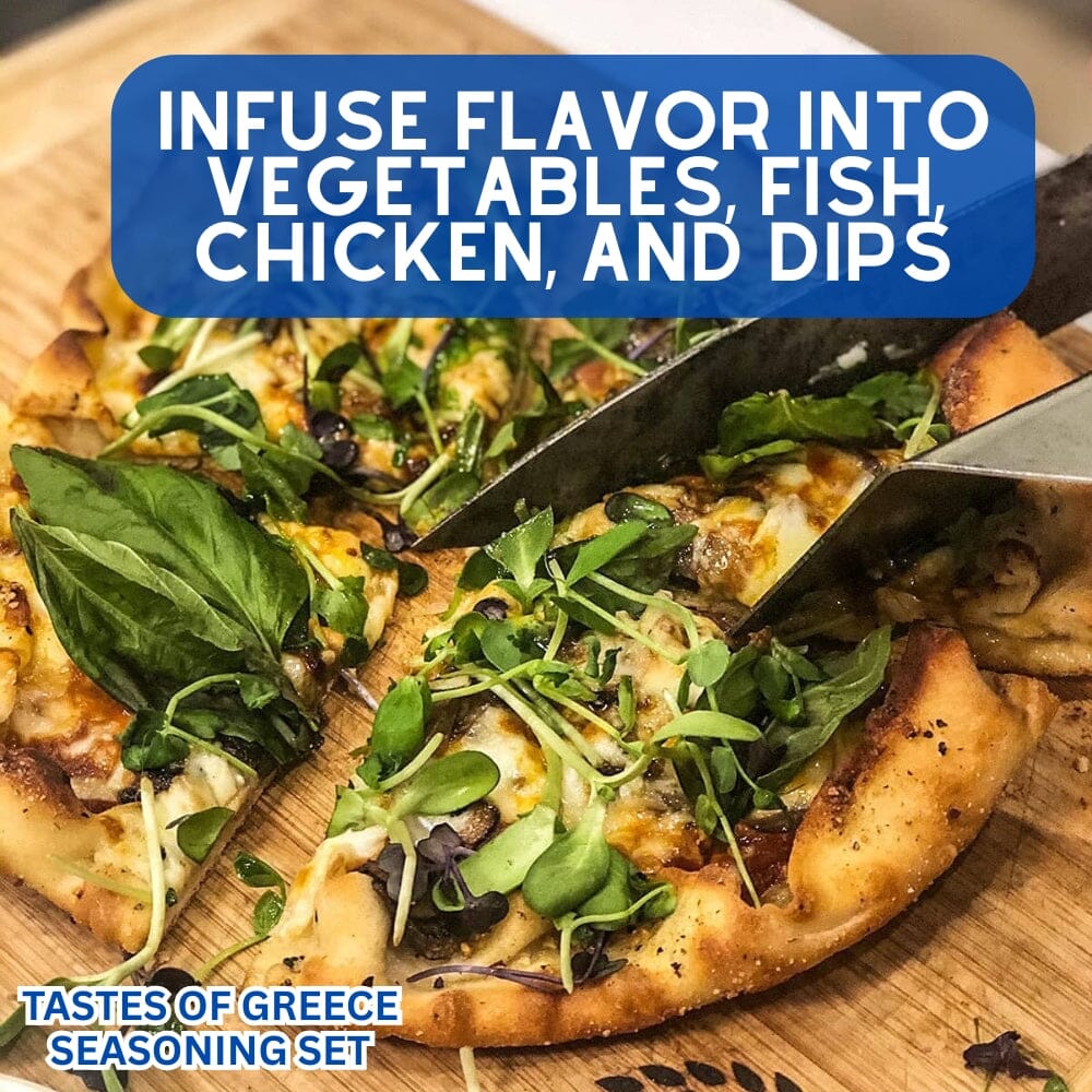 Greek Seasoning Gift Set - Tastes of Greece - Artisanal Spice Blends Six Pack