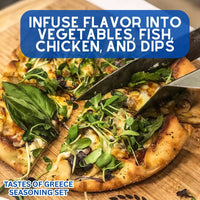 Greek Seasoning Gift Set - Tastes of Greece - Artisanal Spice Blends Six Pack