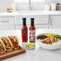 Habanero Hot Sauce Gift Box -  4-Pack Variety Set