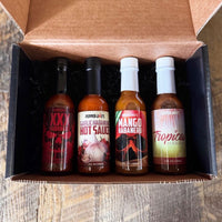 Habanero Hot Sauce Gift Box -  4-Pack Variety Set