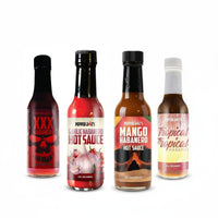 Habanero Hot Sauce Gift Box -  4-Pack Variety Set