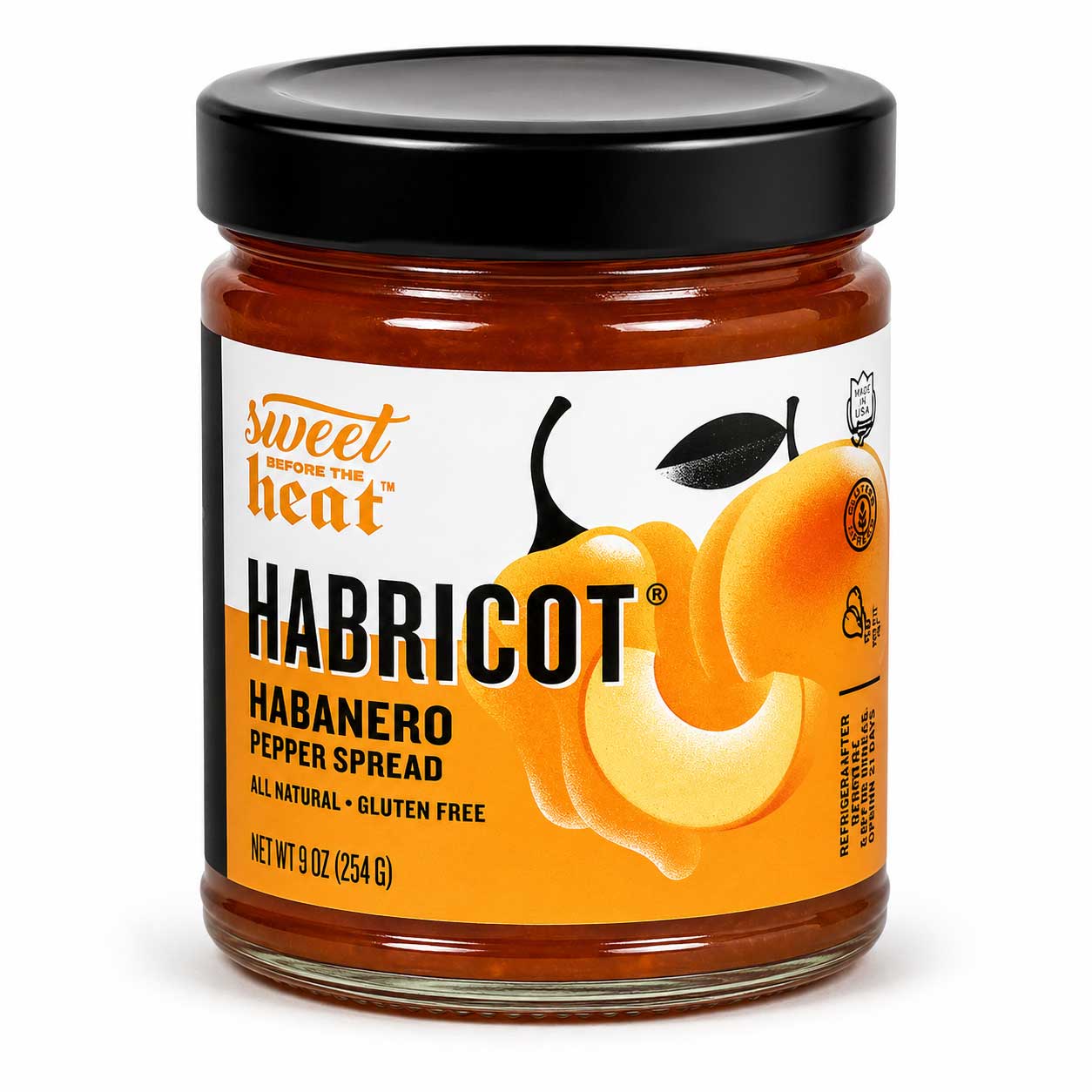 Habricot Pepper Spread | 9 oz | Gluten Free | Chili Dawg's Foods of Fire