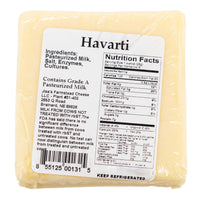Best Nebraska Farmstead Cheese 6 Piece Sampler | Garlic Pepper, Cheddar, Havarti, Jalapeno, Spinach & Artichoke, Bacon | Hand-Cut and Carefully Aged