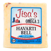 Best Nebraska Farmstead Cheese 6 Piece Sampler | Garlic Pepper, Dill, Havarti Bell, Tomato Basil, Garden Herb, Garlic Parsley | Made in Small Batches