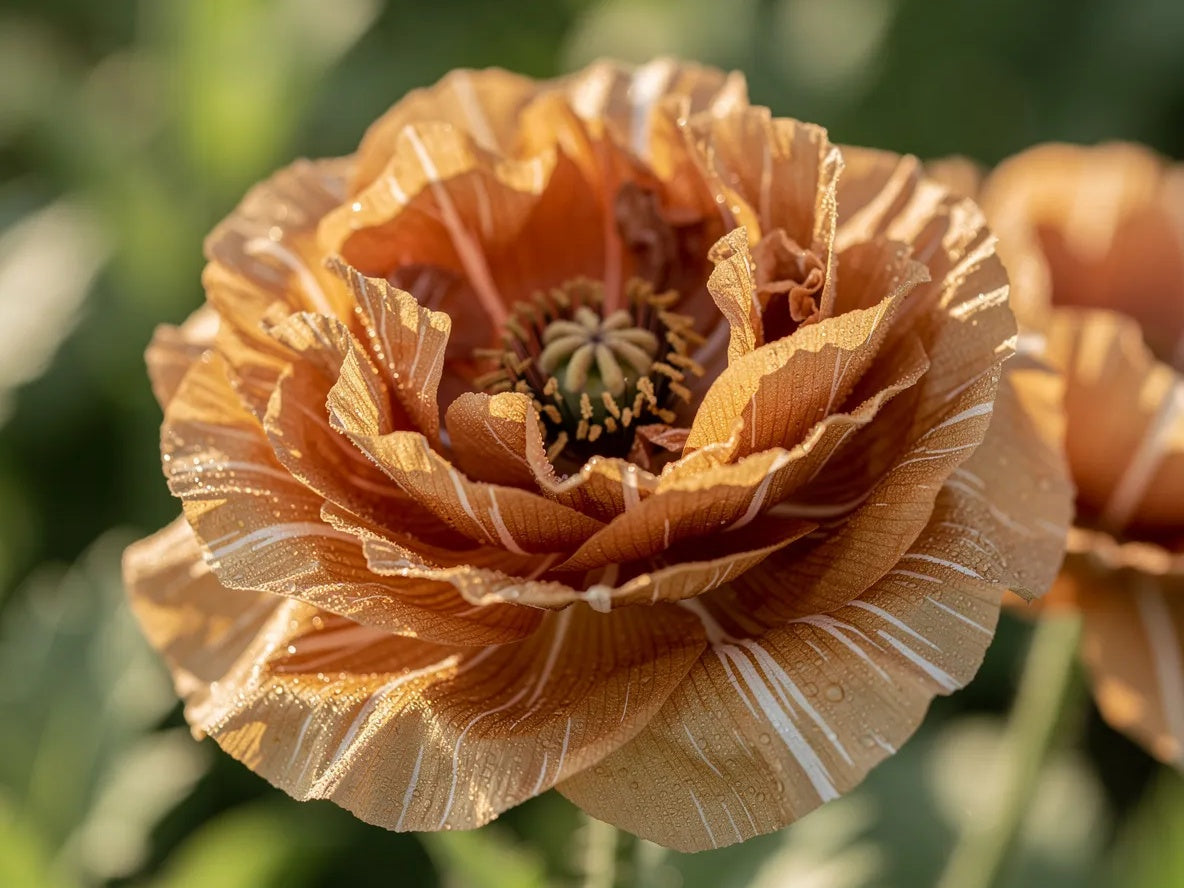 100 Flemish Antique PEONY POPPY MIXED Colors  Papaver Peoniflorum Flower Seeds