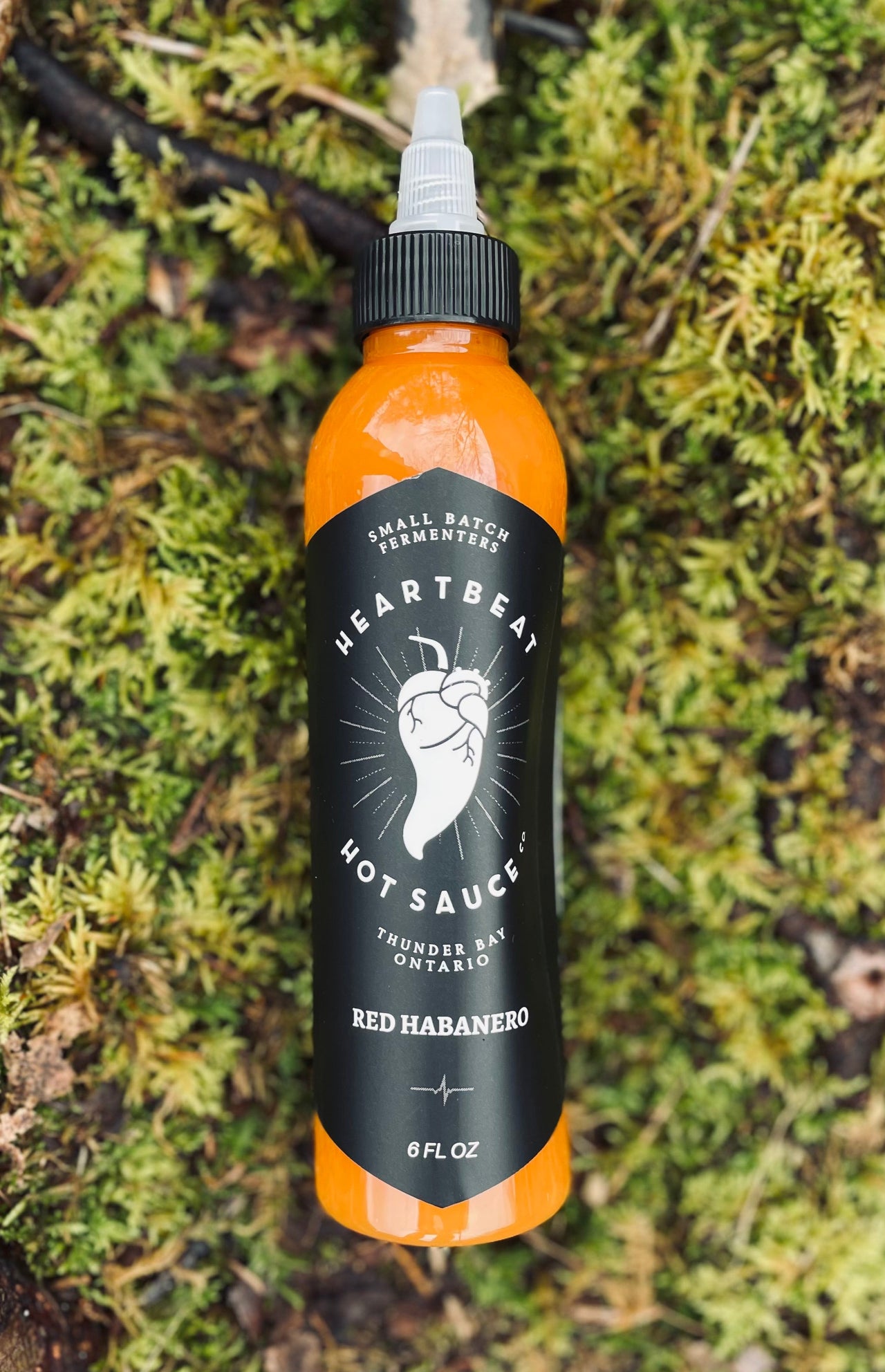 Heartbeat Hot Sauce Red Habanero 6 oz.