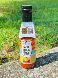 Thumbnail for Butterfly Bakery Vermont Taco Vibes Only Hot Sauce 5 oz.